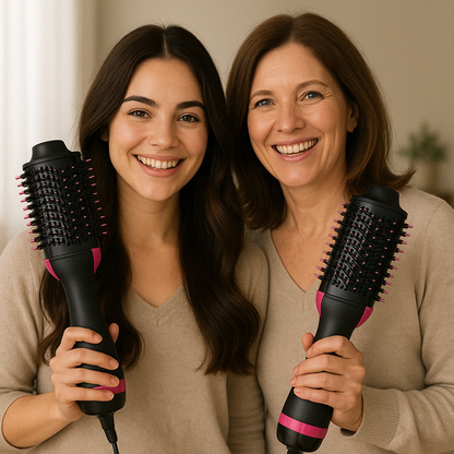 Cepillo secador 4 en 1 Anti Frizz Glowisima™ 2x1